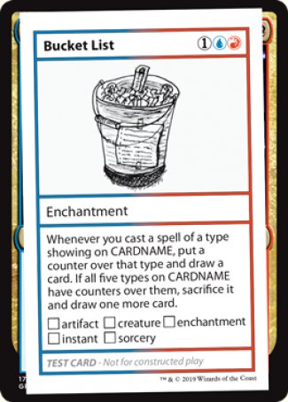 Bucket List (2021 Edition) [Mystery Booster Playtest Cards] | Game Master's Emporium (The New GME)