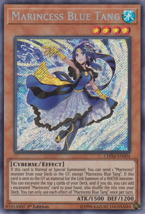 Marincess Blue Tang [CHIM-EN004] Secret Rare | Game Master's Emporium (The New GME)