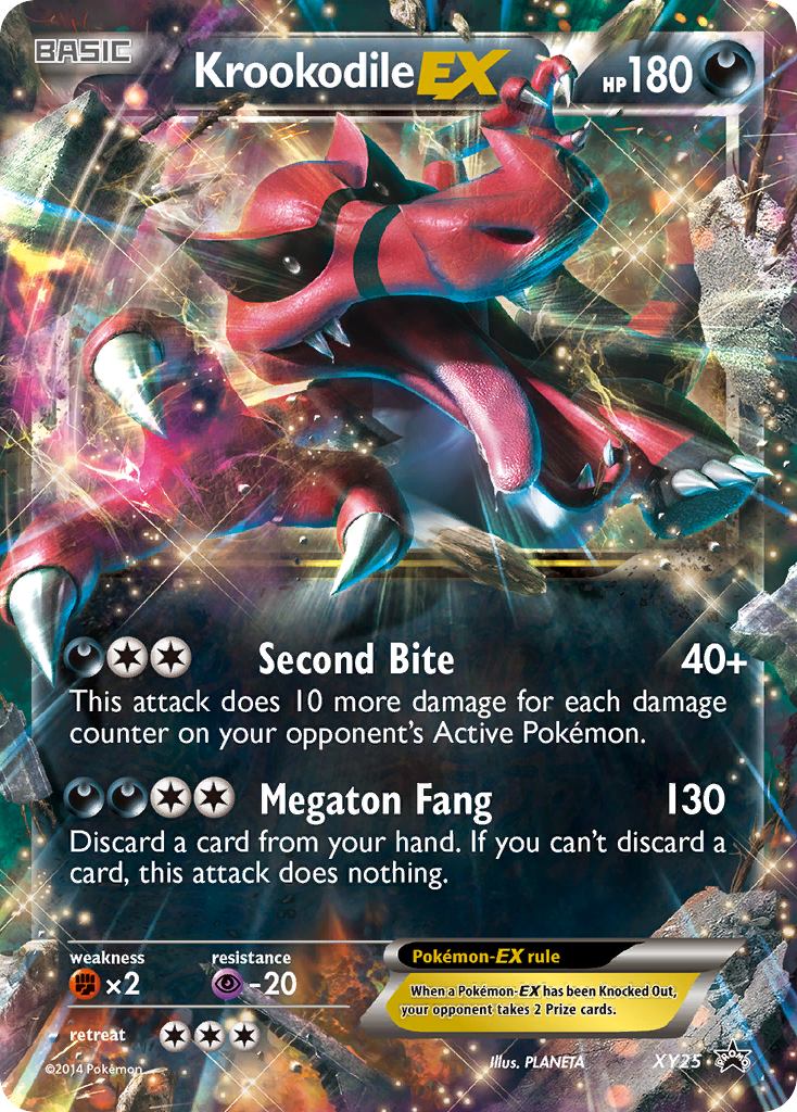 Krookodile EX (XY25) [XY: Black Star Promos] | Game Master's Emporium (The New GME)