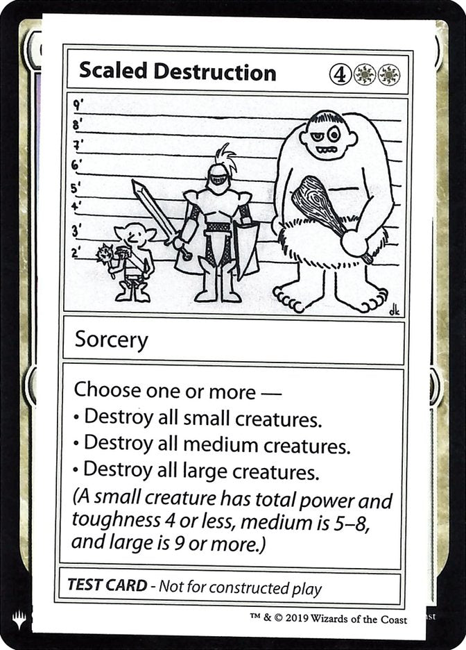 Scaled Destruction [Mystery Booster Playtest Cards] | Game Master's Emporium (The New GME)