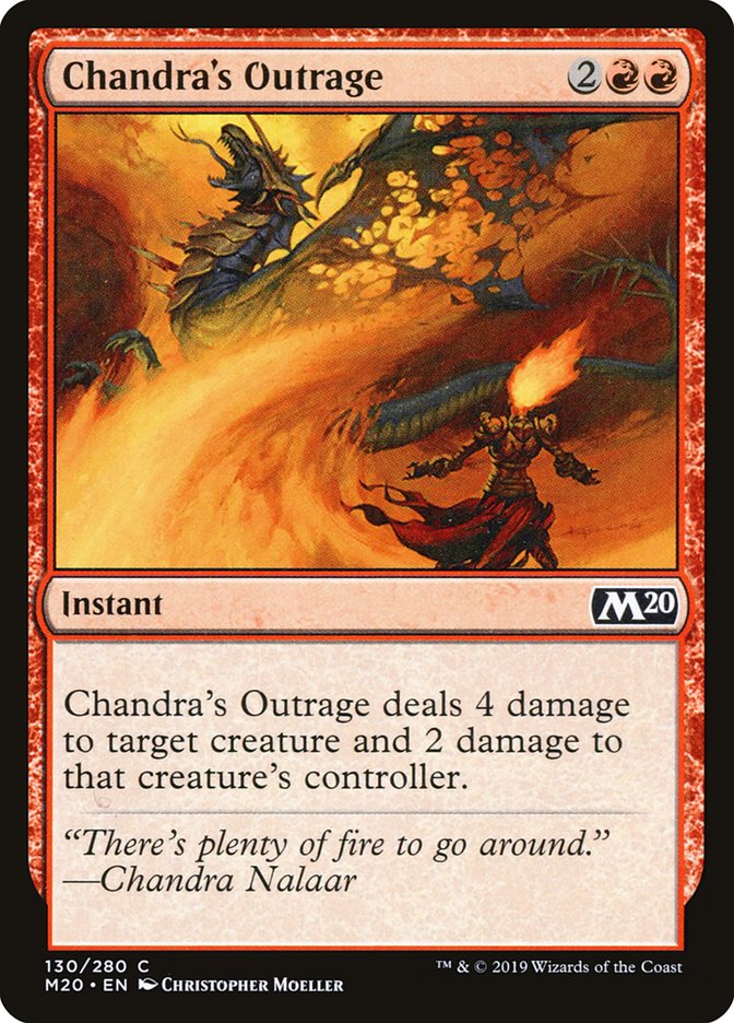 Chandra's Outrage [Core Set 2020] | Game Master's Emporium (The New GME)