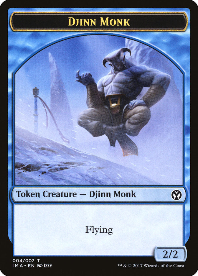 Djinn Monk Token [Iconic Masters Tokens] | Game Master's Emporium (The New GME)