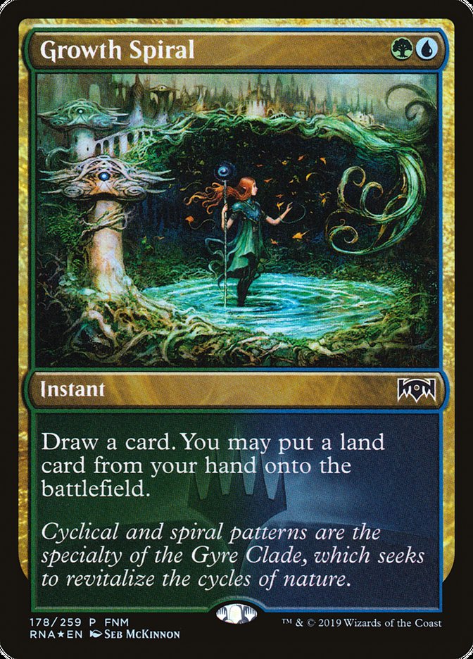 Growth Spiral (FNM) [Ravnica Allegiance Promos] | Game Master's Emporium (The New GME)