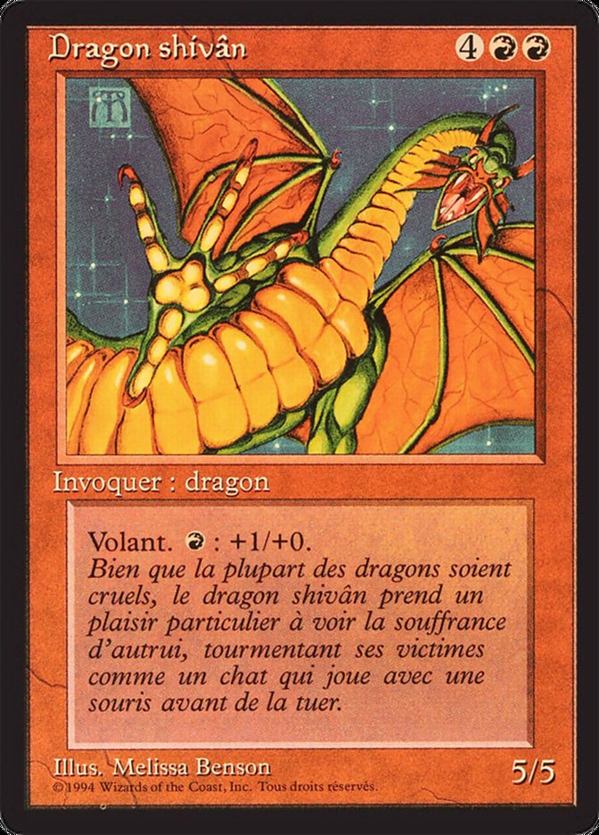 Shivan Dragon [Foreign Black Border] | Game Master's Emporium (The New GME)