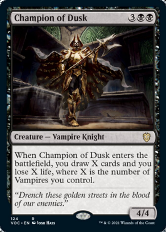 Champion of Dusk [Innistrad: Crimson Vow Commander] | Game Master's Emporium (The New GME)