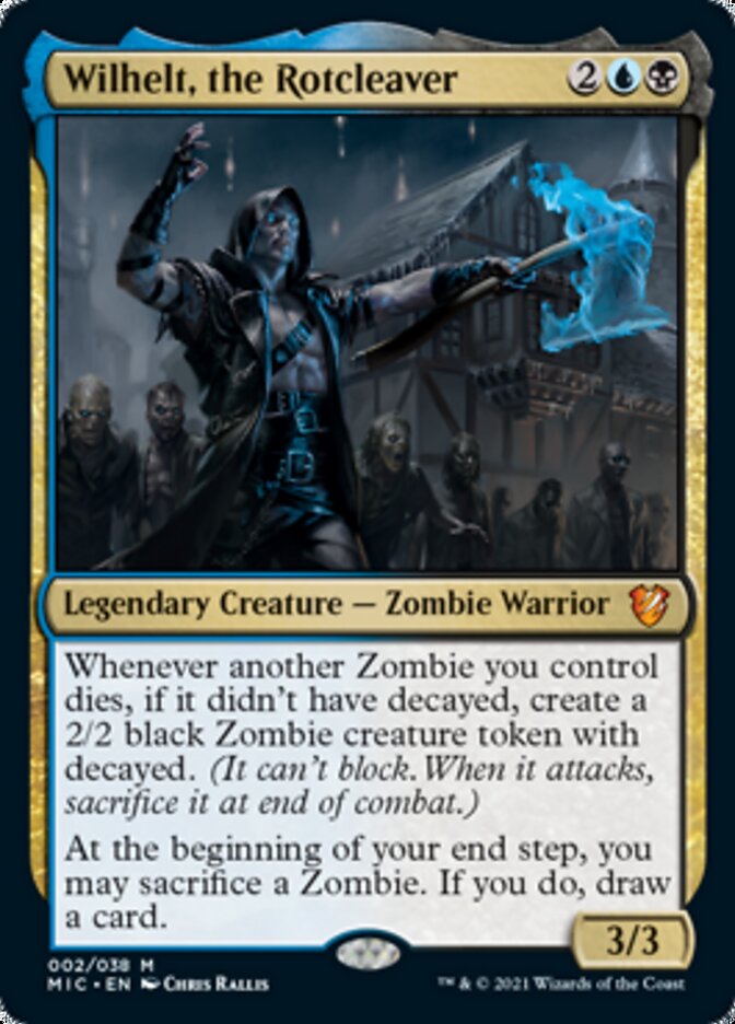Wilhelt, the Rotcleaver (Display Commander) [Innistrad: Midnight Hunt Commander] | Game Master's Emporium (The New GME)