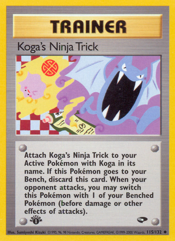 Koga's Ninja Trick (115/132) [Gym Challenge 1st Edition] | Game Master's Emporium (The New GME)