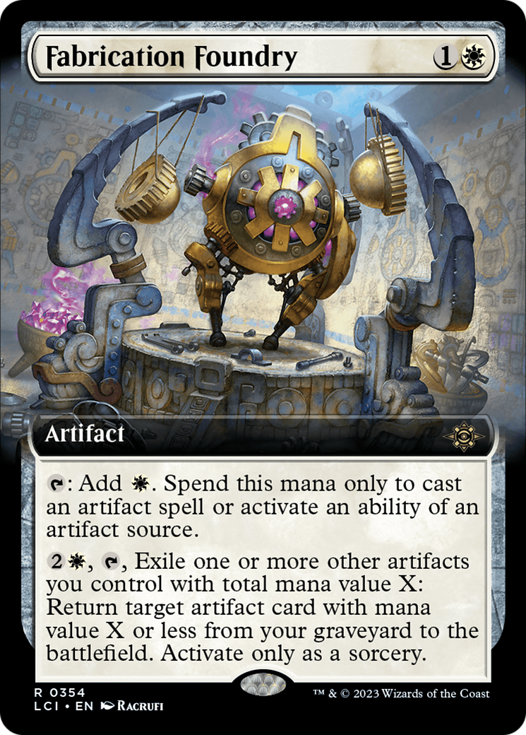Fabrication Foundry (Extended Art) [The Lost Caverns of Ixalan] | Game Master's Emporium (The New GME)