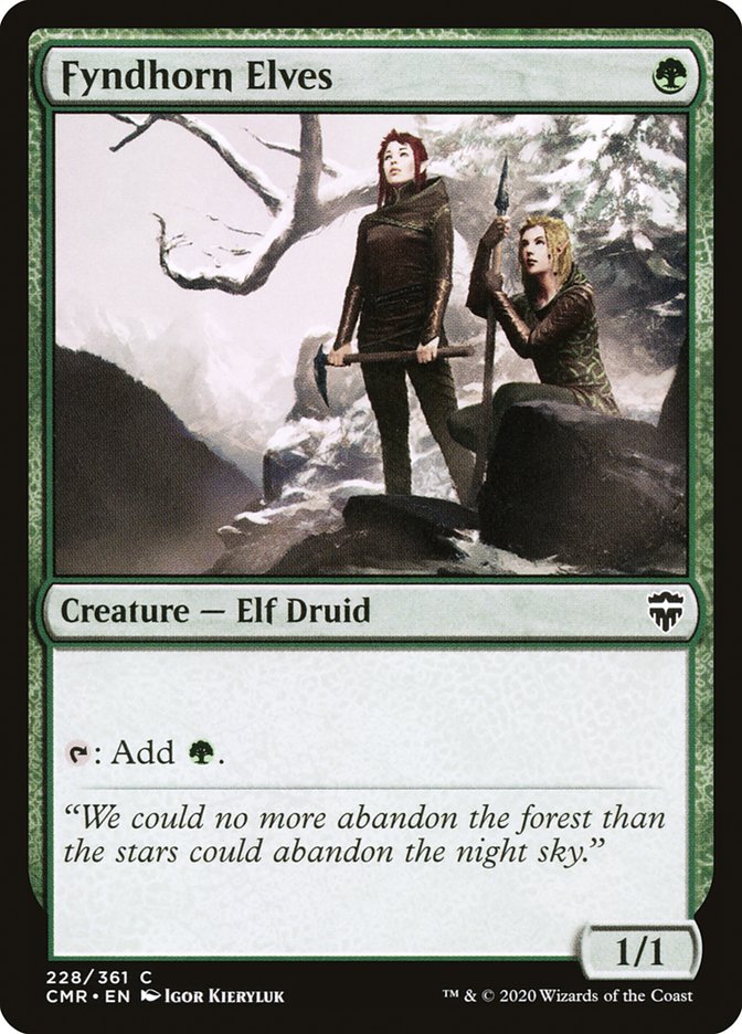 Fyndhorn Elves [Commander Legends] | Game Master's Emporium (The New GME)