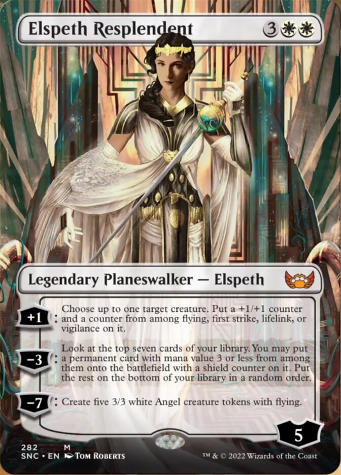 Elspeth Resplendent (Borderless) [Streets of New Capenna] | Game Master's Emporium (The New GME)