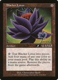 Blacker Lotus (Oversized) [Oversize Cards] | Game Master's Emporium (The New GME)