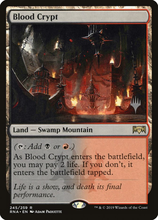 Blood Crypt (Promo Pack) [Ravnica Allegiance Promos] | Game Master's Emporium (The New GME)