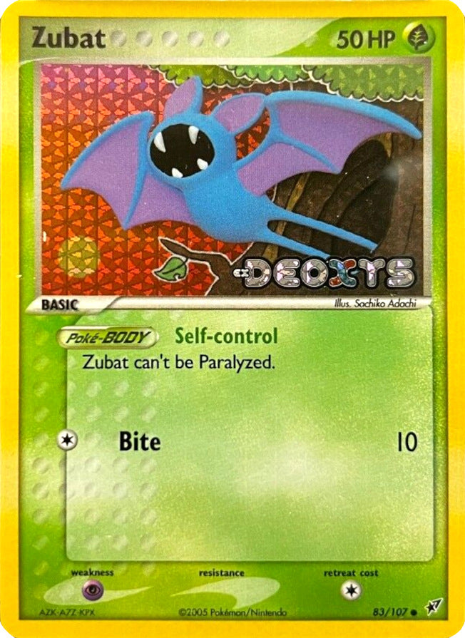 Zubat (83/107) (Stamped) [EX: Deoxys] | Game Master's Emporium (The New GME)