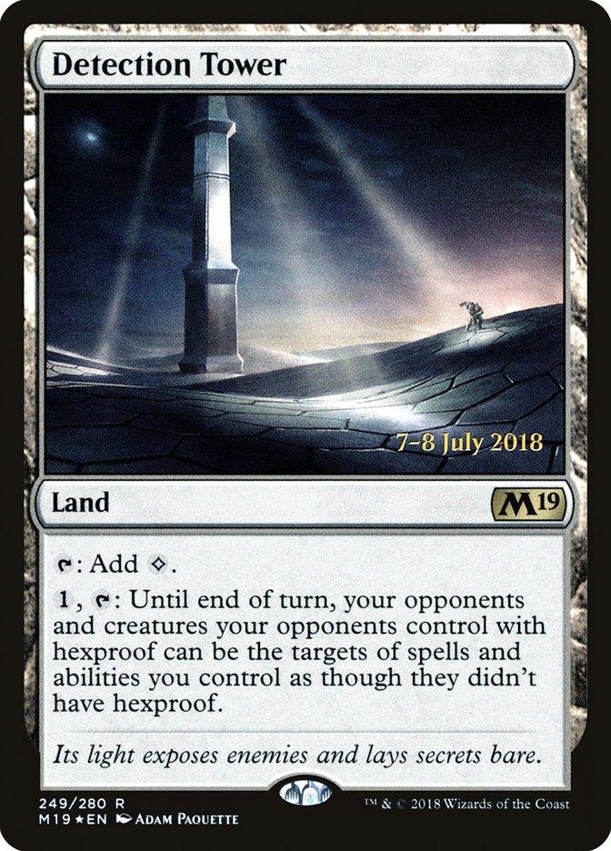 Detection Tower [Core Set 2019 Prerelease Promos] | Game Master's Emporium (The New GME)