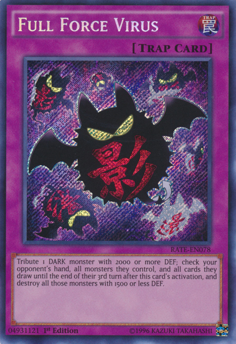 Full Force Virus [RATE-EN078] Secret Rare | Game Master's Emporium (The New GME)