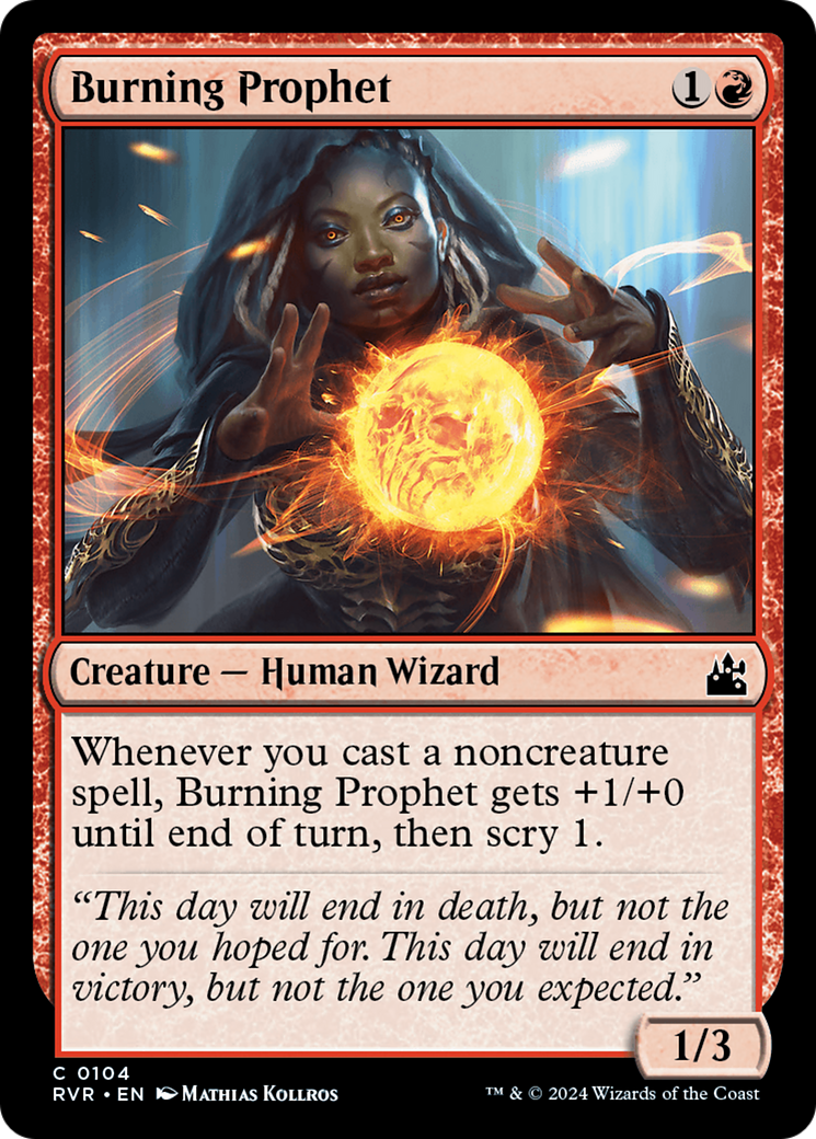 Burning Prophet [Ravnica Remastered] | Game Master's Emporium (The New GME)