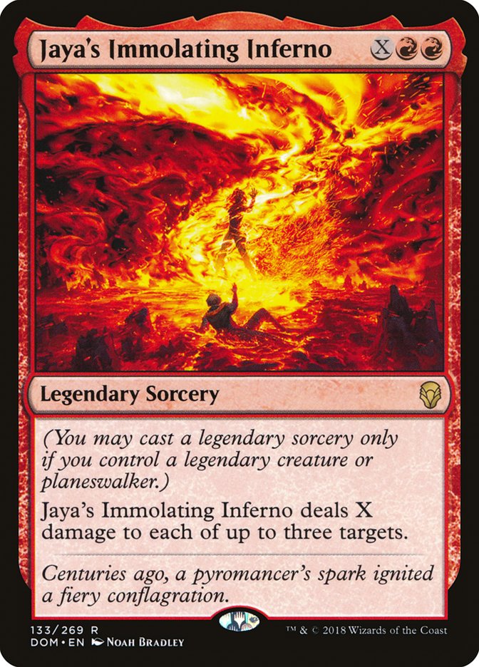 Jaya's Immolating Inferno [Dominaria] | Game Master's Emporium (The New GME)