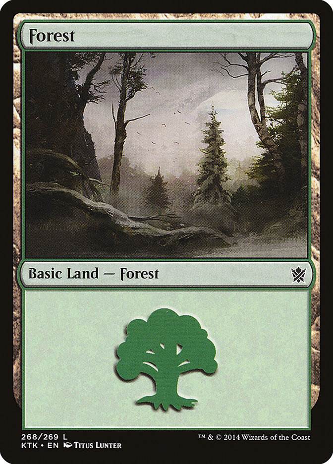 Forest (268) [Khans of Tarkir] | Game Master's Emporium (The New GME)