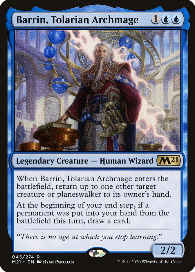 Barrin, Tolarian Archmage [Core Set 2021] | Game Master's Emporium (The New GME)