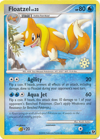 Floatzel (37/106) [Countdown Calendar Promos] | Game Master's Emporium (The New GME)