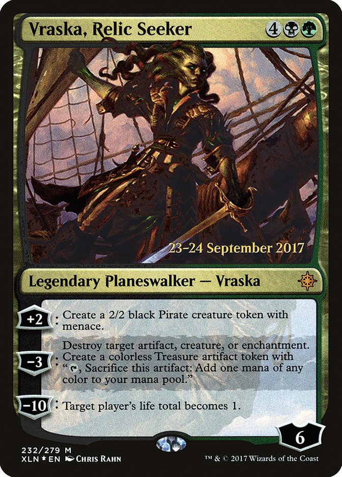 Vraska, Relic Seeker [Ixalan Prerelease Promos] | Game Master's Emporium (The New GME)