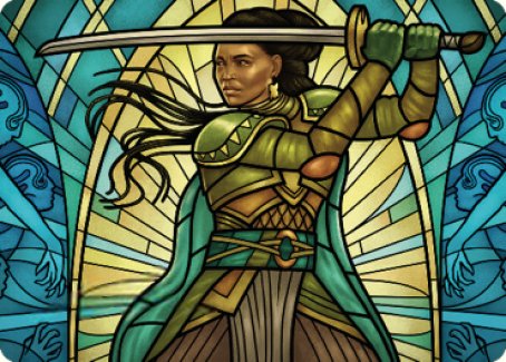 Shanna, Purifying Blade Art Card 2 [Dominaria United Art Series] | Game Master's Emporium (The New GME)