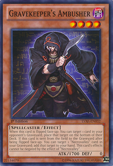 Gravekeeper's Ambusher [LVAL-EN032] Common | Game Master's Emporium (The New GME)