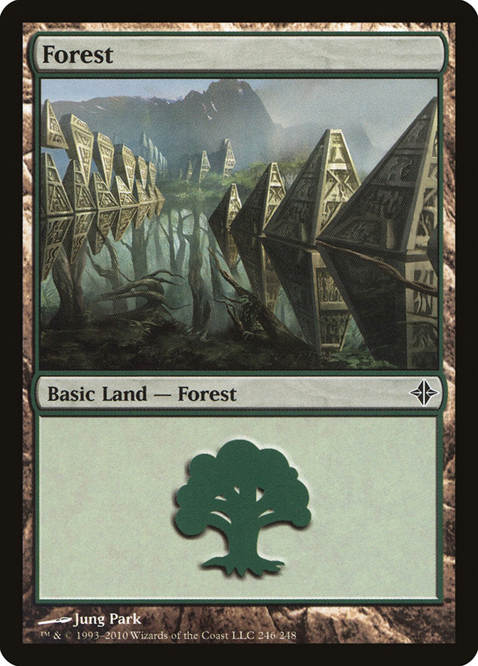 Forest (246) [Rise of the Eldrazi] | Game Master's Emporium (The New GME)