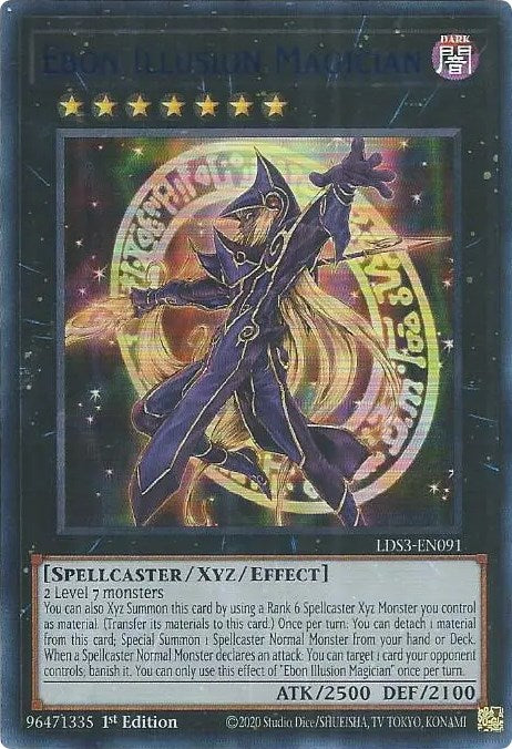 Ebon Illusion Magician (Blue) [LDS3-EN091] Ultra Rare | Game Master's Emporium (The New GME)