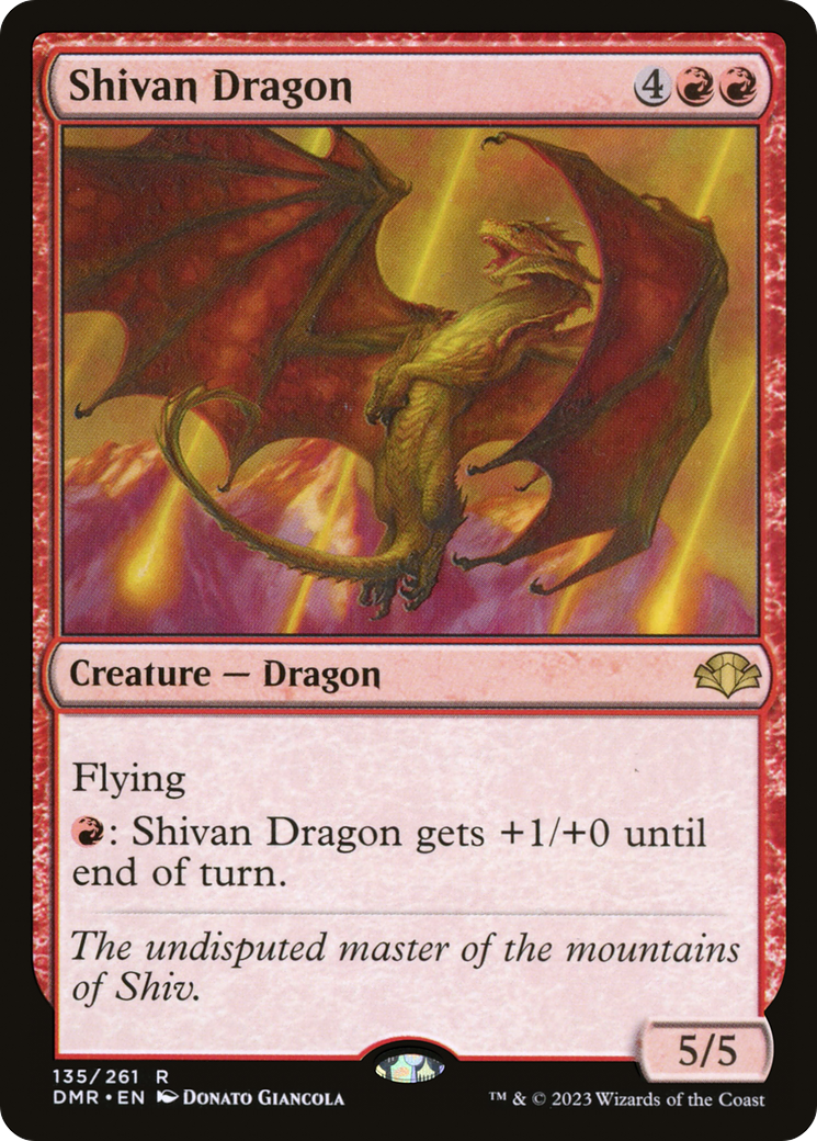 Shivan Dragon [Dominaria Remastered] | Game Master's Emporium (The New GME)