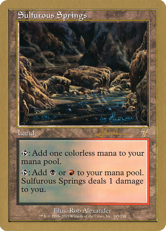 Sulfurous Springs (Antoine Ruel) [World Championship Decks 2001] | Game Master's Emporium (The New GME)