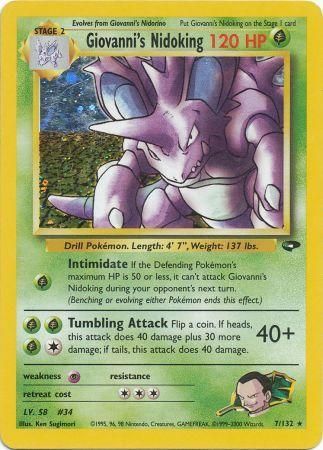 Giovanni's Nidoking (7/132) [Gym Challenge Unlimited] | Game Master's Emporium (The New GME)