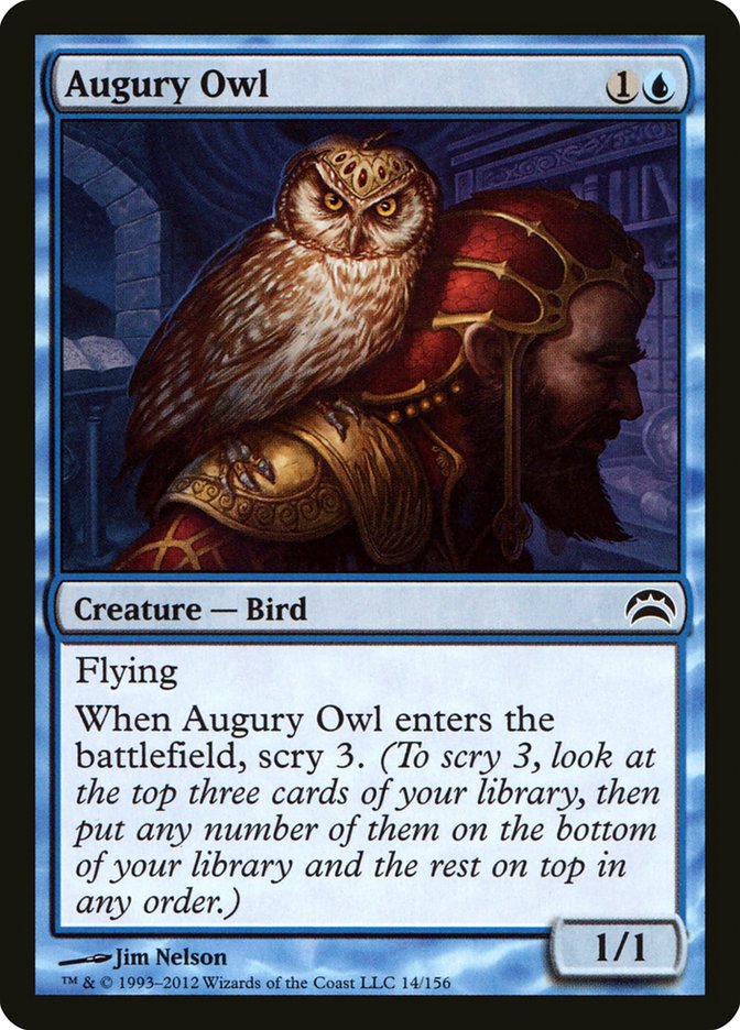 Augury Owl [Planechase 2012] | Game Master's Emporium (The New GME)