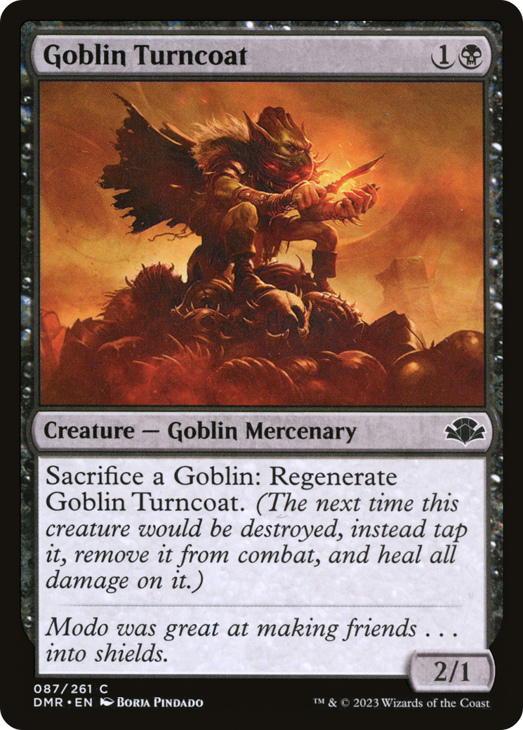 Goblin Turncoat [Dominaria Remastered] | Game Master's Emporium (The New GME)