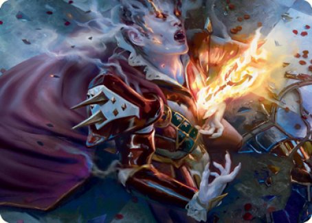 Flame-Blessed Bolt Art Card [Innistrad: Crimson Vow Art Series] | Game Master's Emporium (The New GME)