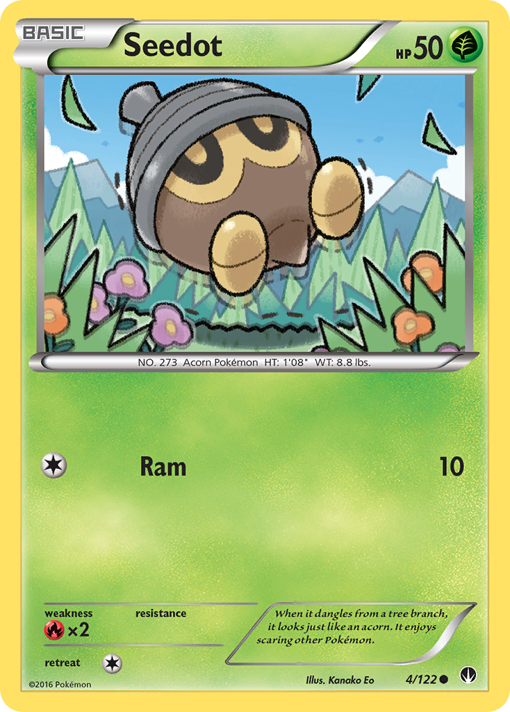 Seedot (4/122) [XY: BREAKpoint] | Game Master's Emporium (The New GME)