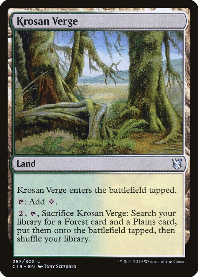 Krosan Verge [Commander 2019] | Game Master's Emporium (The New GME)