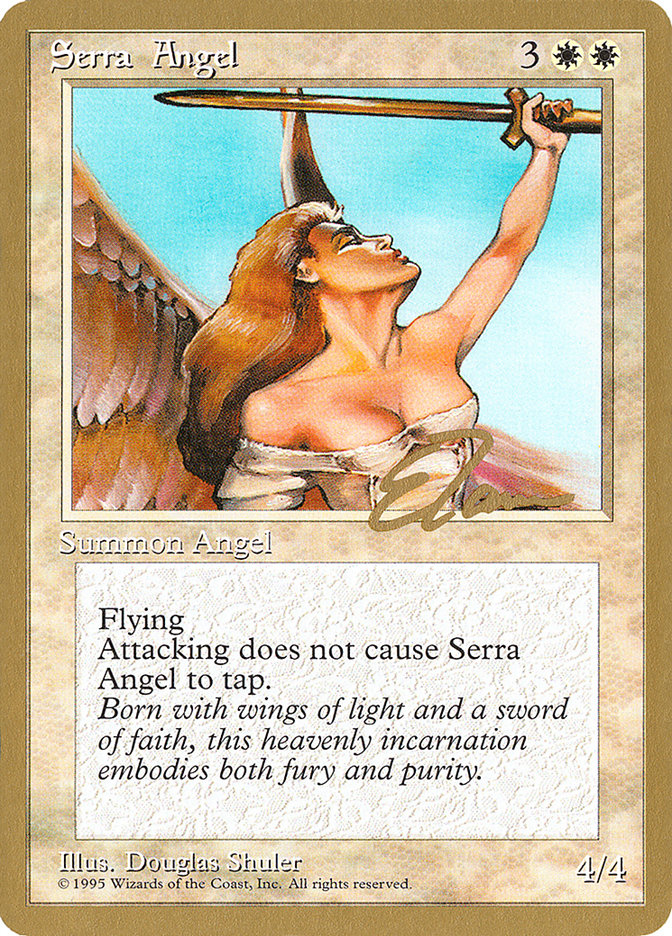 Serra Angel (Eric Tam) [Pro Tour Collector Set] | Game Master's Emporium (The New GME)