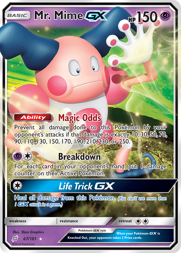 Mr. Mime GX (67/181) [Sun & Moon: Team Up] | Game Master's Emporium (The New GME)