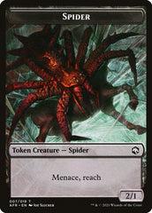 Spider // Icingdeath, Frost Tongue Double-Sided Token [Dungeons & Dragons: Adventures in the Forgotten Realms Tokens] | Game Master's Emporium (The New GME)