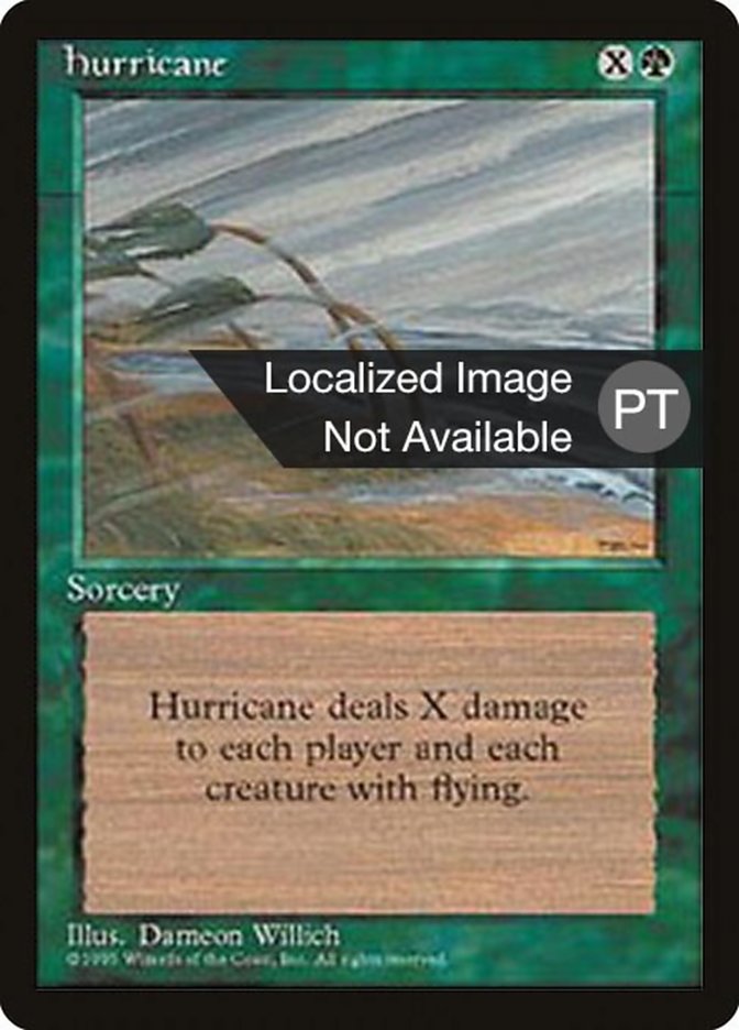 Hurricane [Fourth Edition (Foreign Black Border)] | Game Master's Emporium (The New GME)