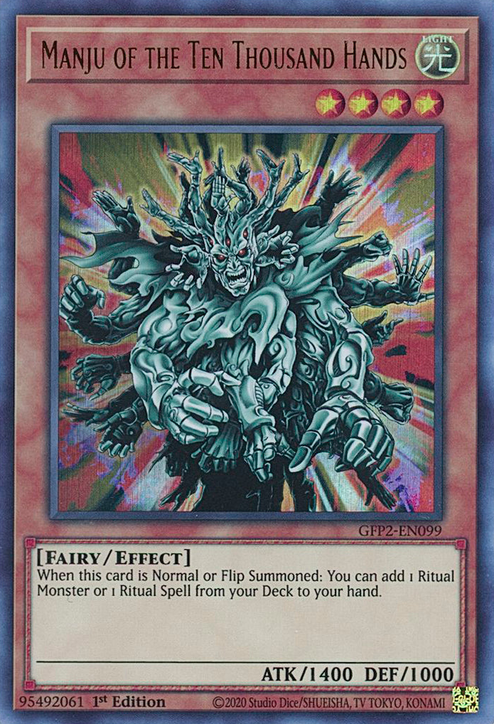 Manju of the Ten Thousand Hands [GFP2-EN099] Ultra Rare | Game Master's Emporium (The New GME)