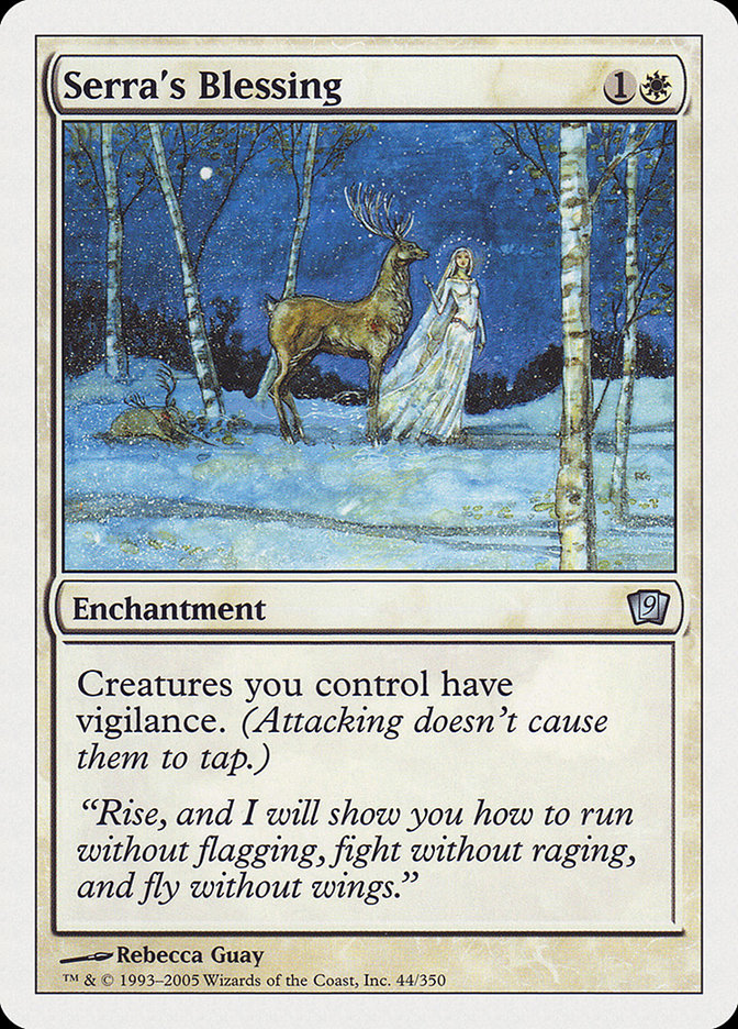 Serra's Blessing [Ninth Edition] | Game Master's Emporium (The New GME)