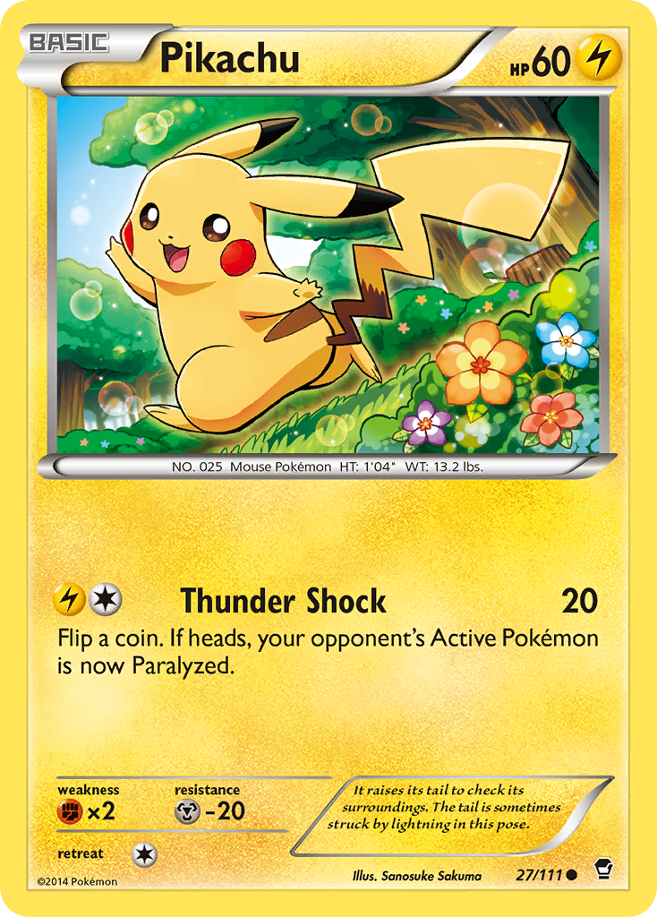 Pikachu (27/111) [XY: Furious Fists] | Game Master's Emporium (The New GME)