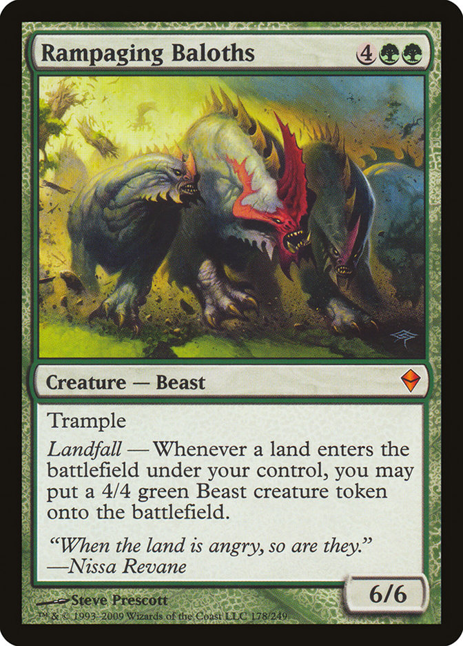 Rampaging Baloths (Oversized) [Oversize Cards] | Game Master's Emporium (The New GME)