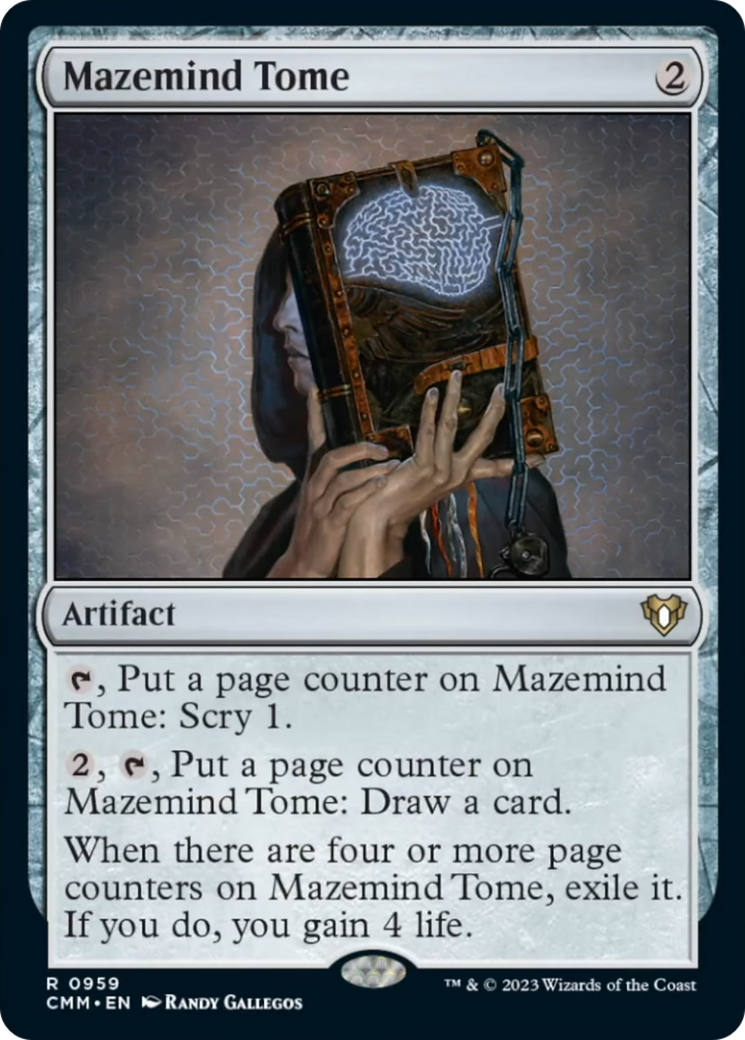 Mazemind Tome [Commander Masters] | Game Master's Emporium (The New GME)