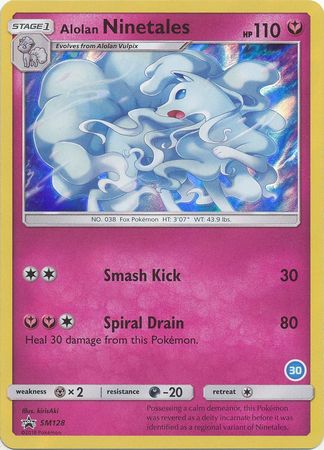 Alolan Ninetales (SM128) (Deck Exclusive #30) [Sun & Moon: Trainer Kit - Alolan Ninetales] | Game Master's Emporium (The New GME)