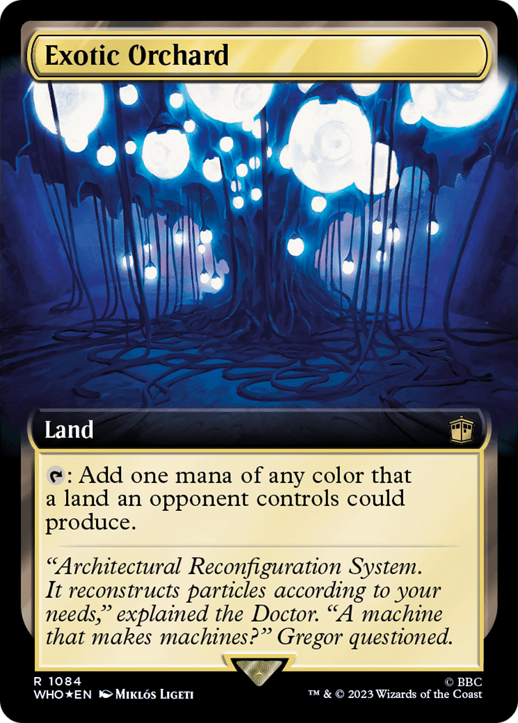 Exotic Orchard (Extended Art) (Surge Foil) [Doctor Who] | Game Master's Emporium (The New GME)