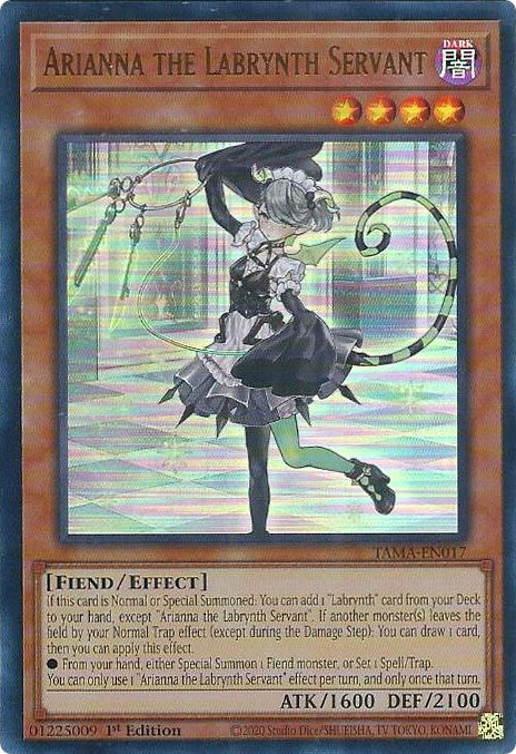 Arianna the Labrynth Servant [TAMA-EN017] Ultra Rare | Game Master's Emporium (The New GME)