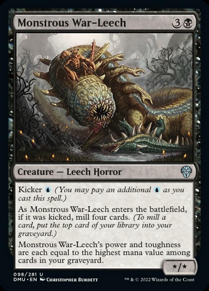 Monstrous War-Leech [Dominaria United] | Game Master's Emporium (The New GME)